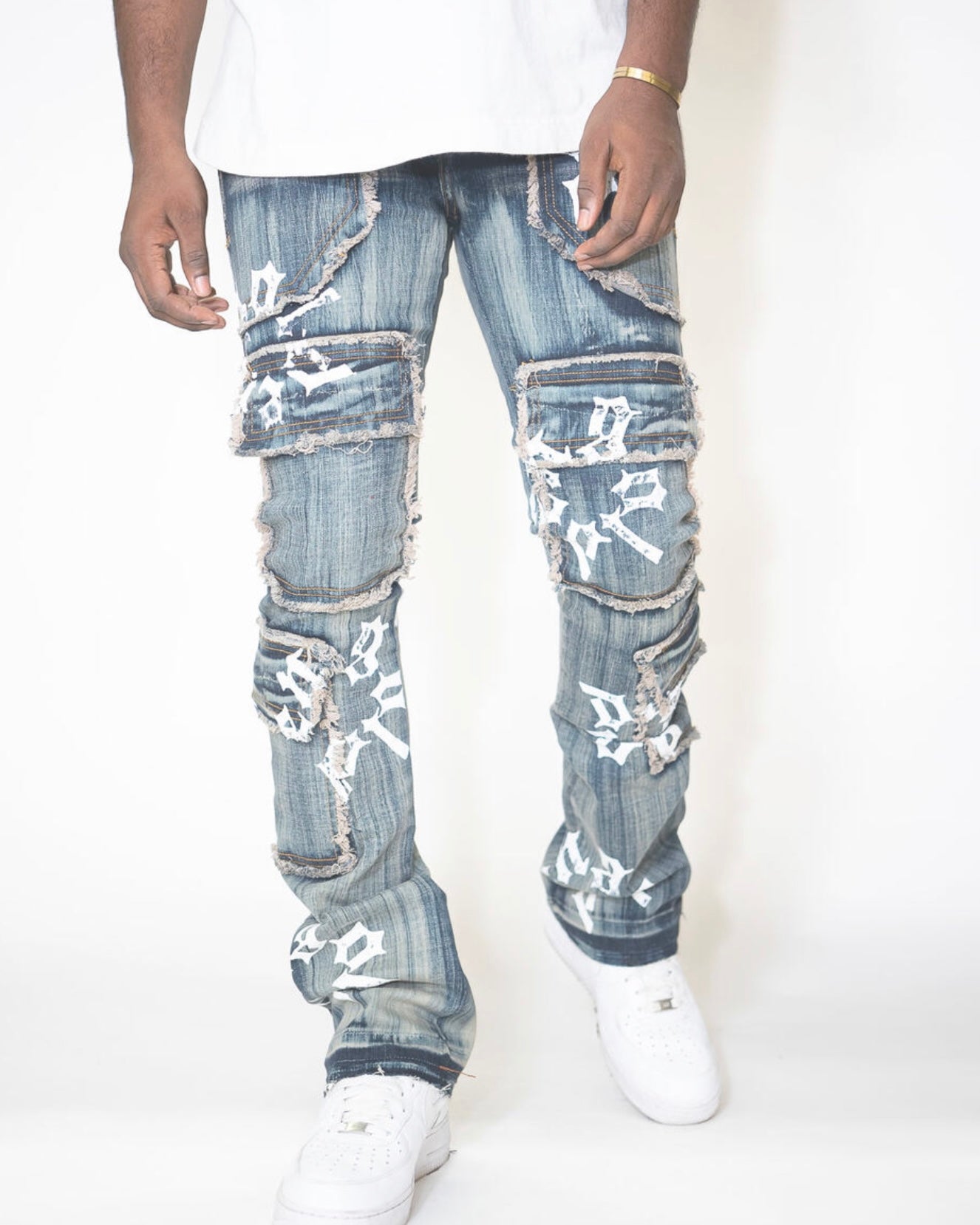 Patchwork Denim Jean