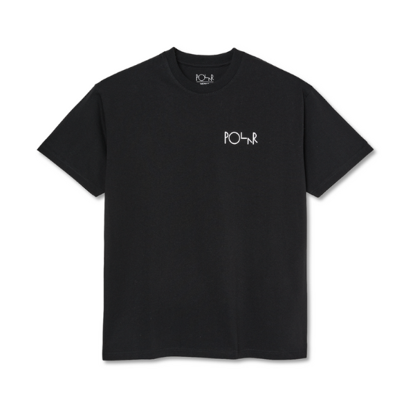 Polar Skate Co. Stroke Logo T-Shirt - Black