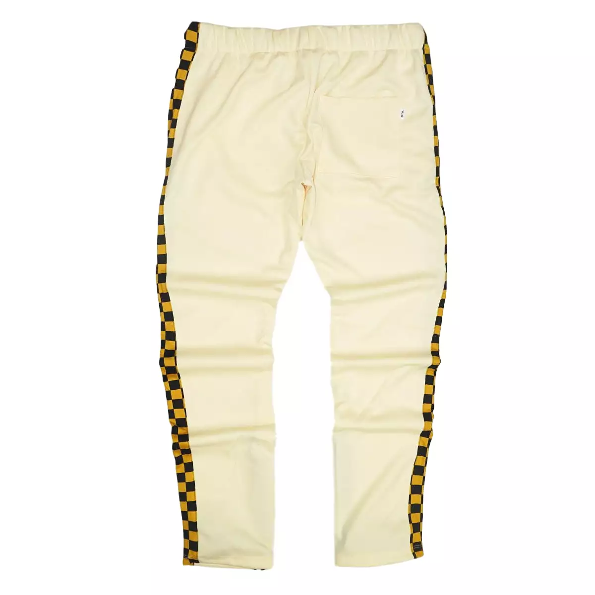 Racing Checker Track Pants (Banana/Mustard) / D1