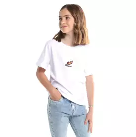 Remera Mc Rusty Butterfly Regular Tee Girls White