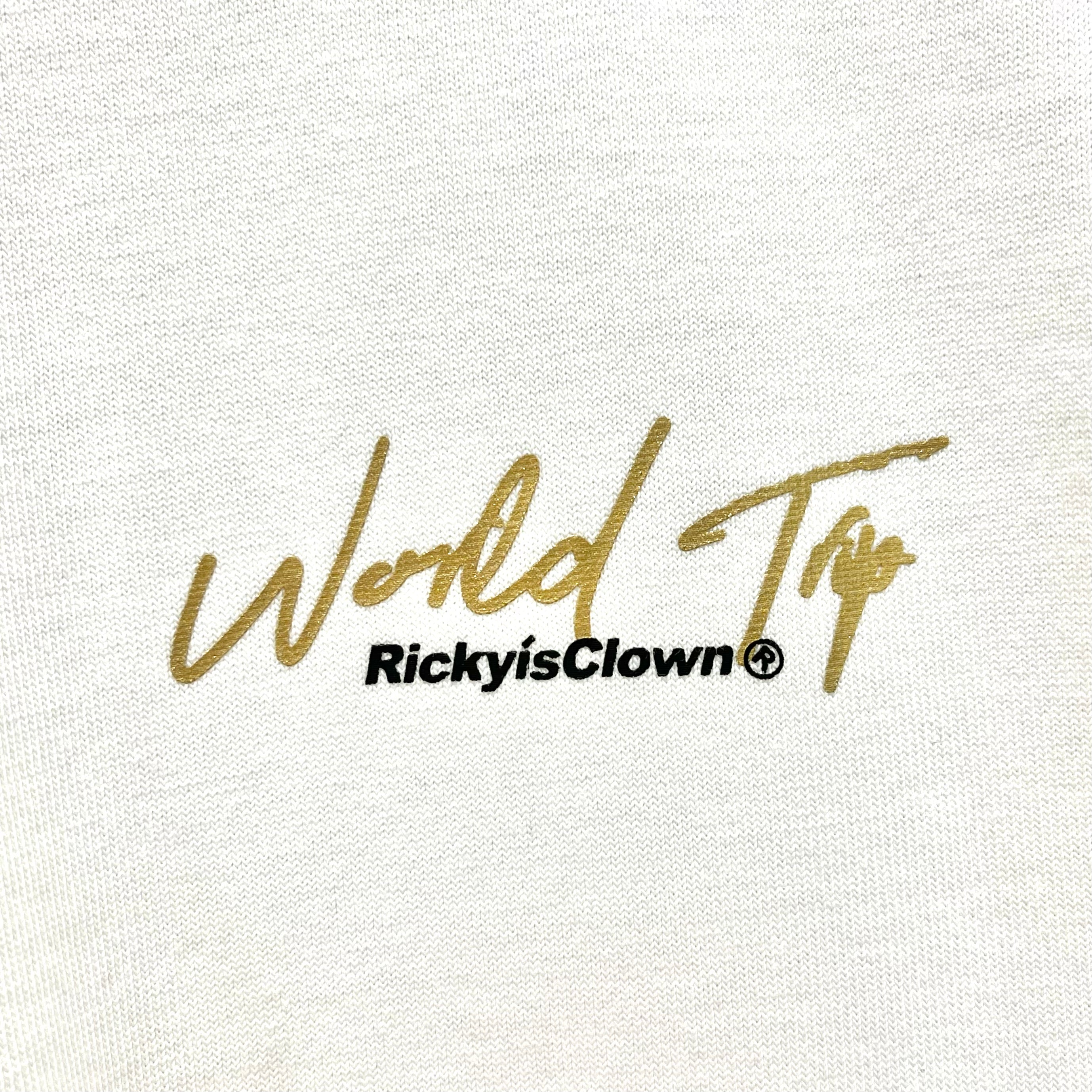 Rickyisclown [RIC] Map Smiley Tee White Gold Foil [R7230213B-V8]