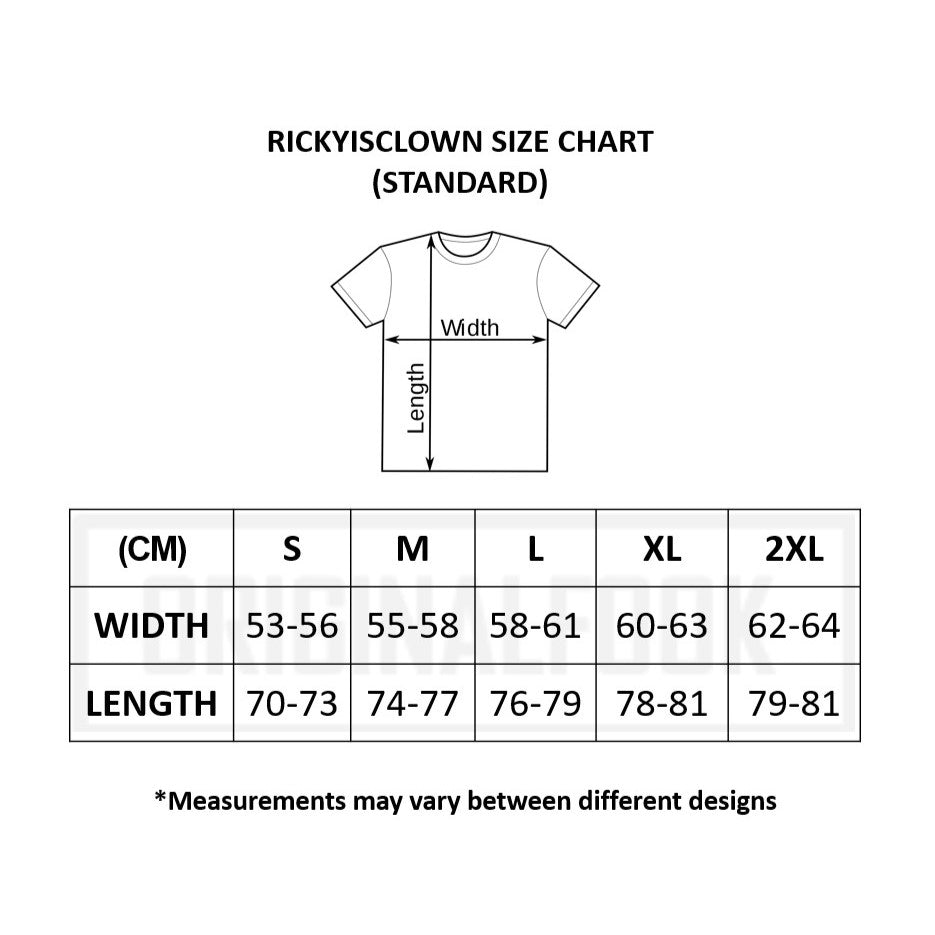 Rickyisclown [RIC] Map Smiley Tee White Gold Foil [R7230213B-V8]