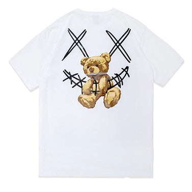 Rickyisclown [RIC] Teddy Bear Smiley Tee White [R8211019-B5]