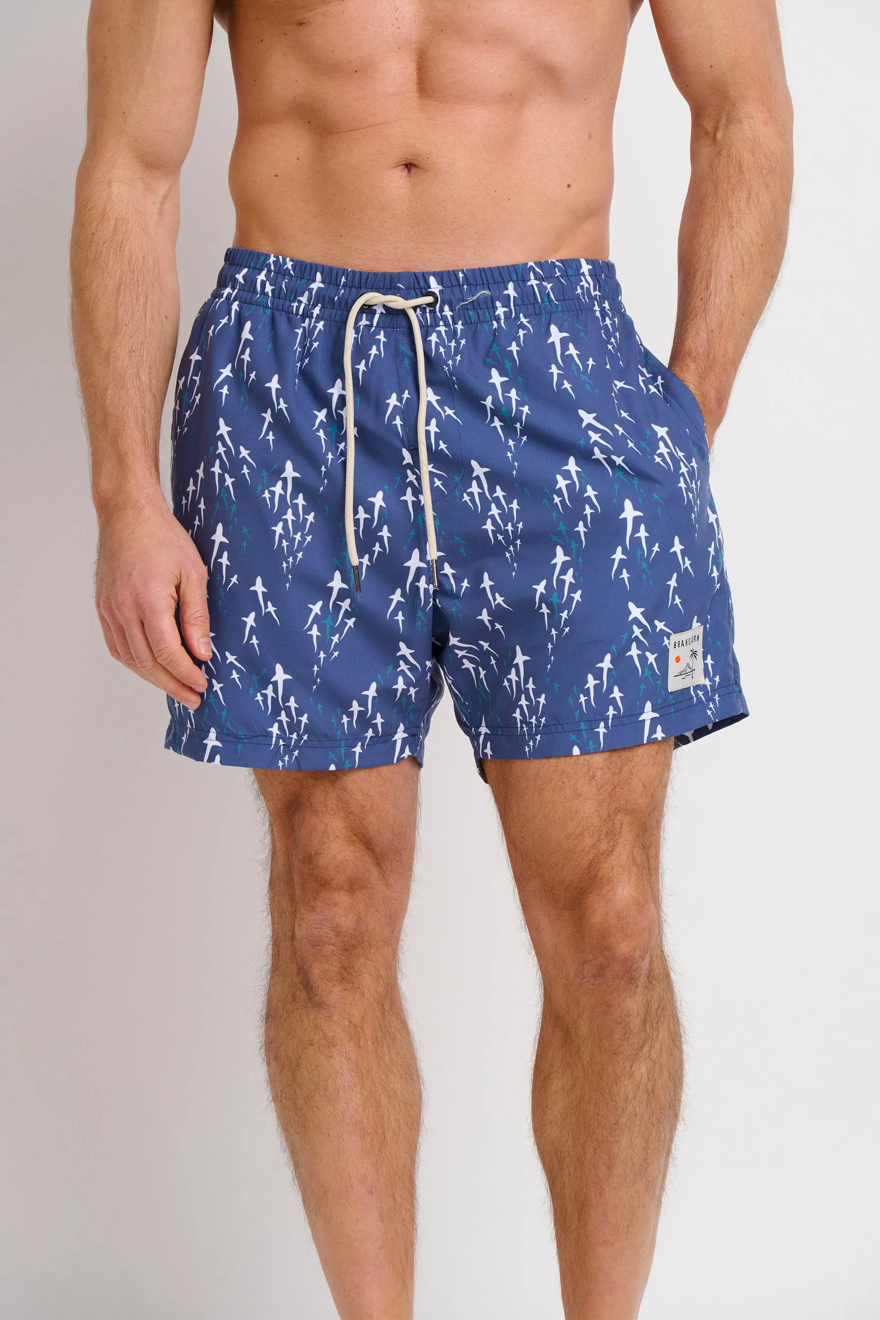 Sea of Sharks Swim Shorts