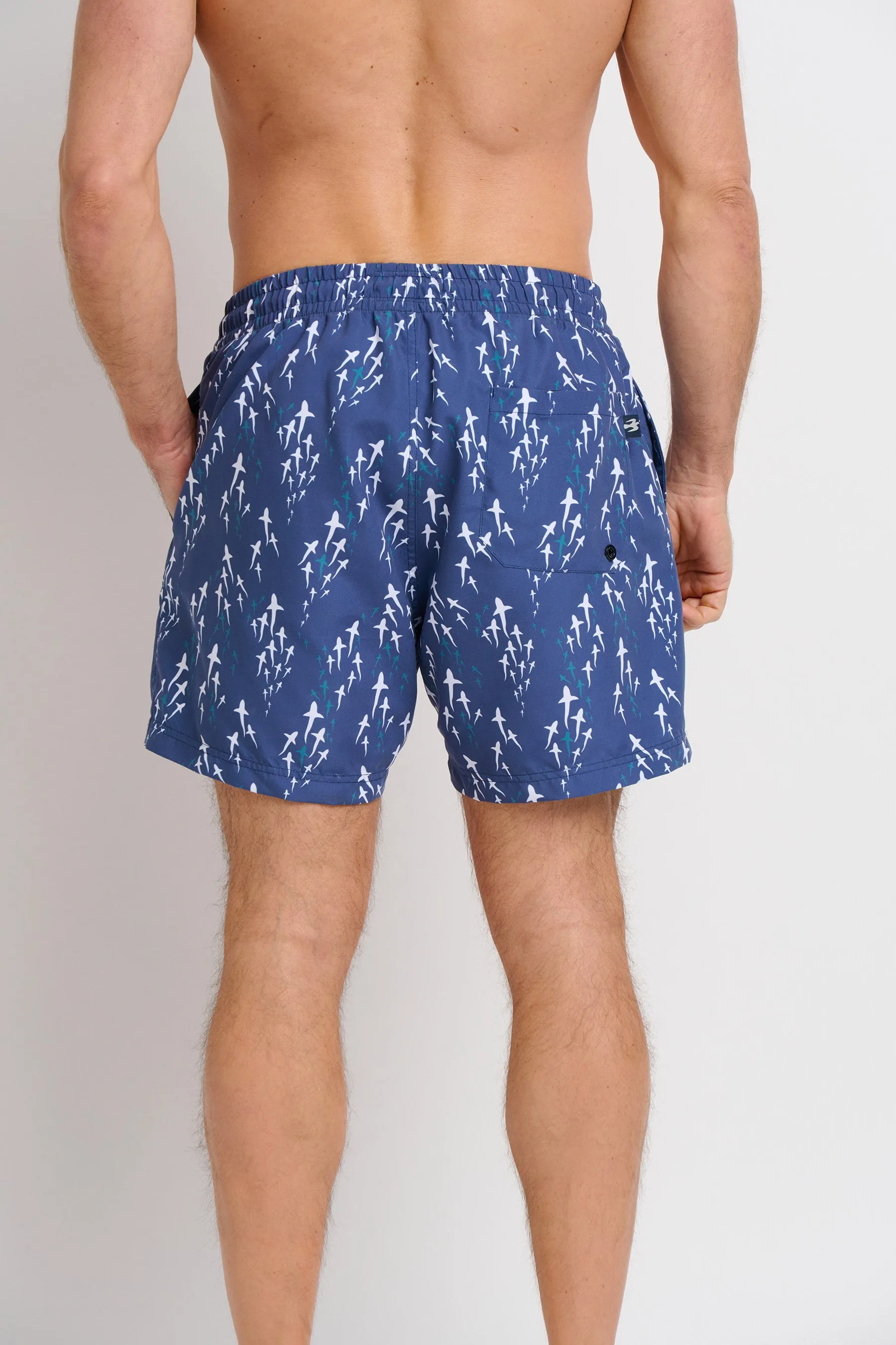 Sea of Sharks Swim Shorts