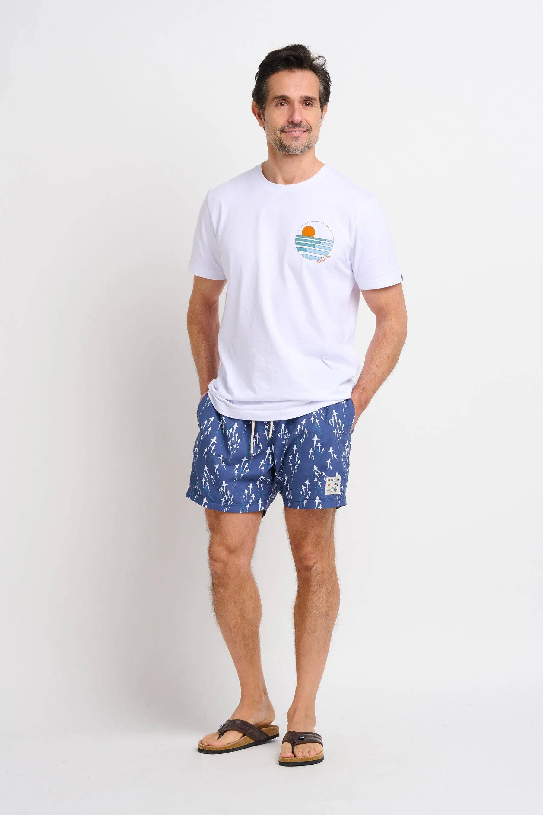 Sea of Sharks Swim Shorts