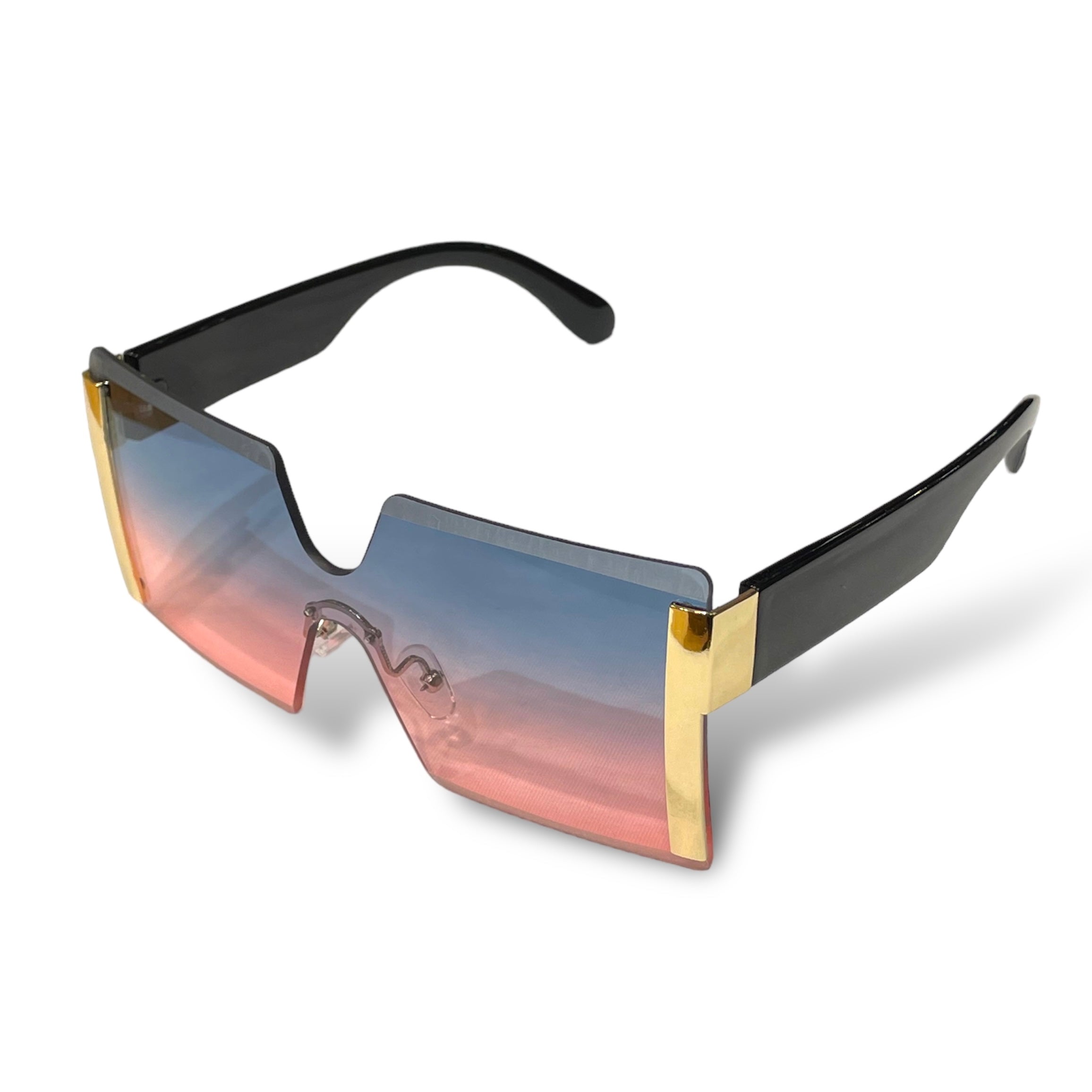 Side-Trim Square Frame Shades