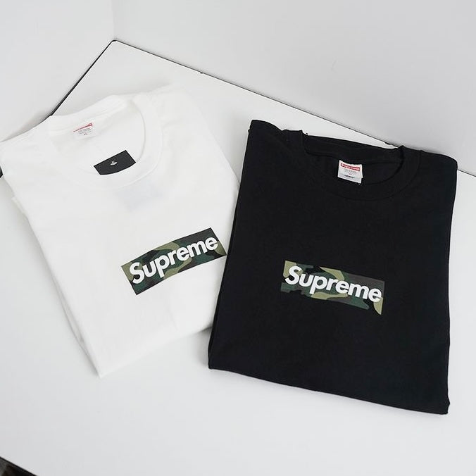 Supreme Camo Box Logo Tee White