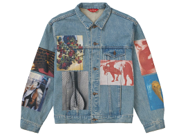 Supreme Daido Moriyama Denim Trucker Jacket Blue