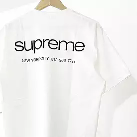 Supreme NYC Tee White