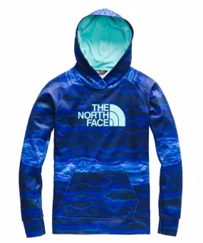 The North Face Women’s Fave Half Dome Pullover Hoodie AZTEC BLUE CT GEODE PRINT/MINT BLUE