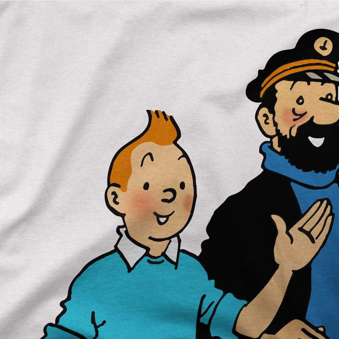 Tintin, Snowy and Captain Haddock Artwork T-Shirt