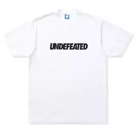 Undefeated Big Logo Tee White