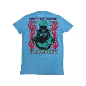 Valabasas “Free Mind” Vintage Baby Blue Tee