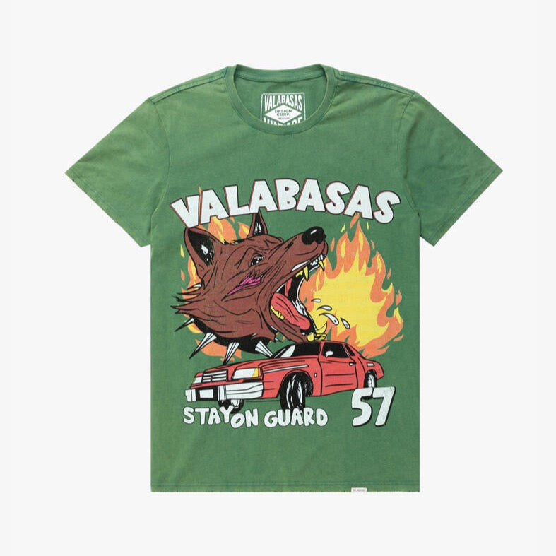 Valabasas On Guard Tee (Vintage Green) - VLBS9025