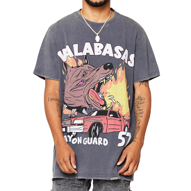 Valabasas On Guard Tee (Vintage Grey) - VLBS9025