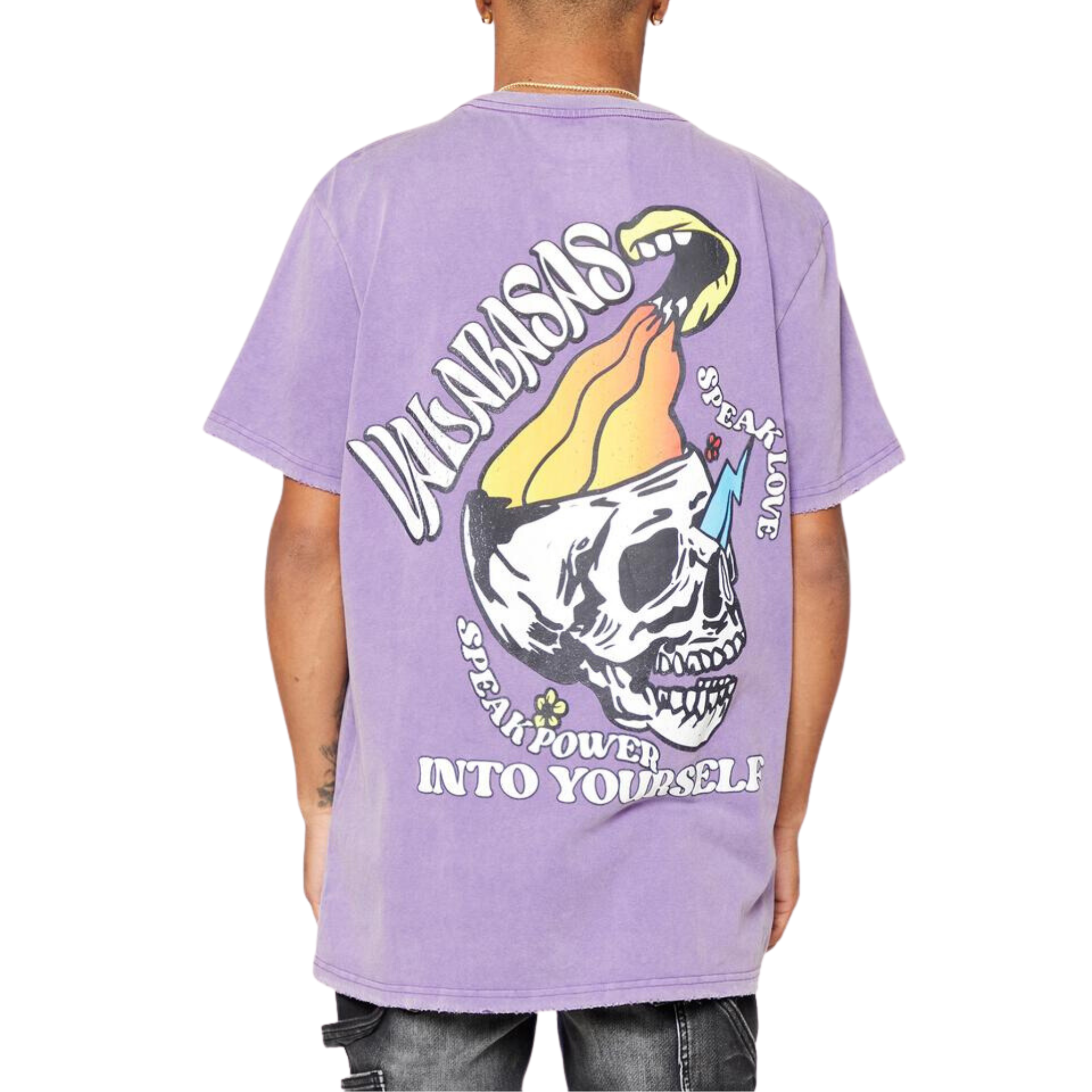 Valabasas Speak Good Tee (Vintage Purple) - VLBS90061