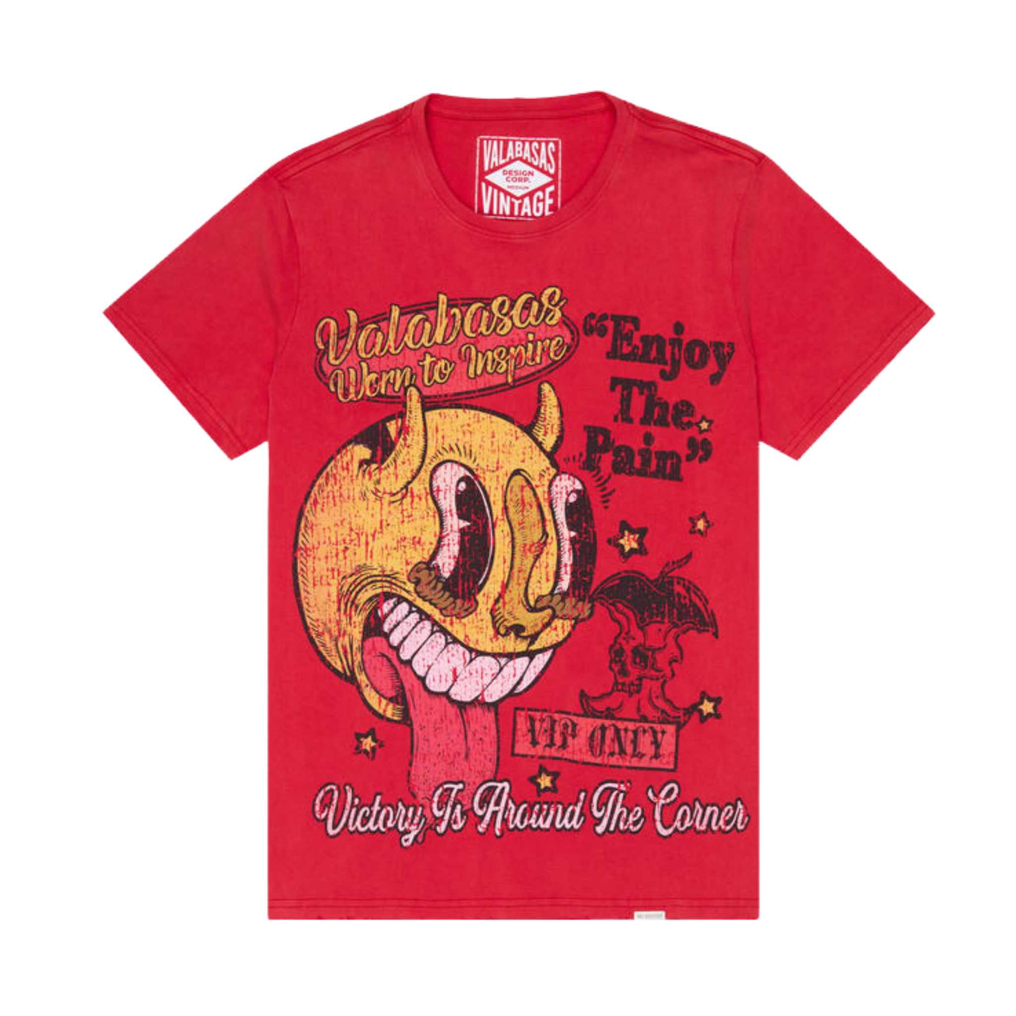 Valabasas VIP Victory Tee (Vintage Red) - VLBS91030