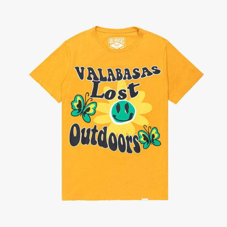 Valabasas We Outside Tee (Vintage Citrus) - VLBS90047