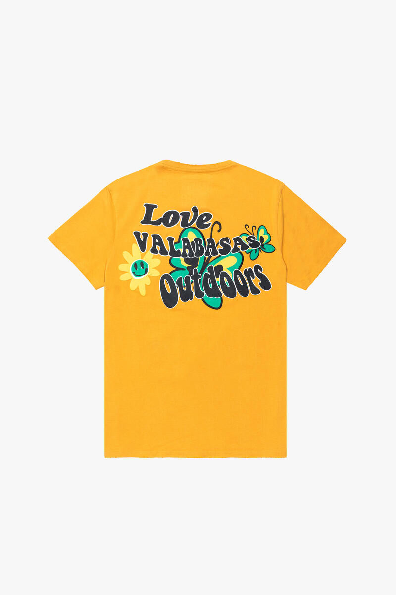 Valabasas We Outside Tee (Vintage Citrus) - VLBS90047