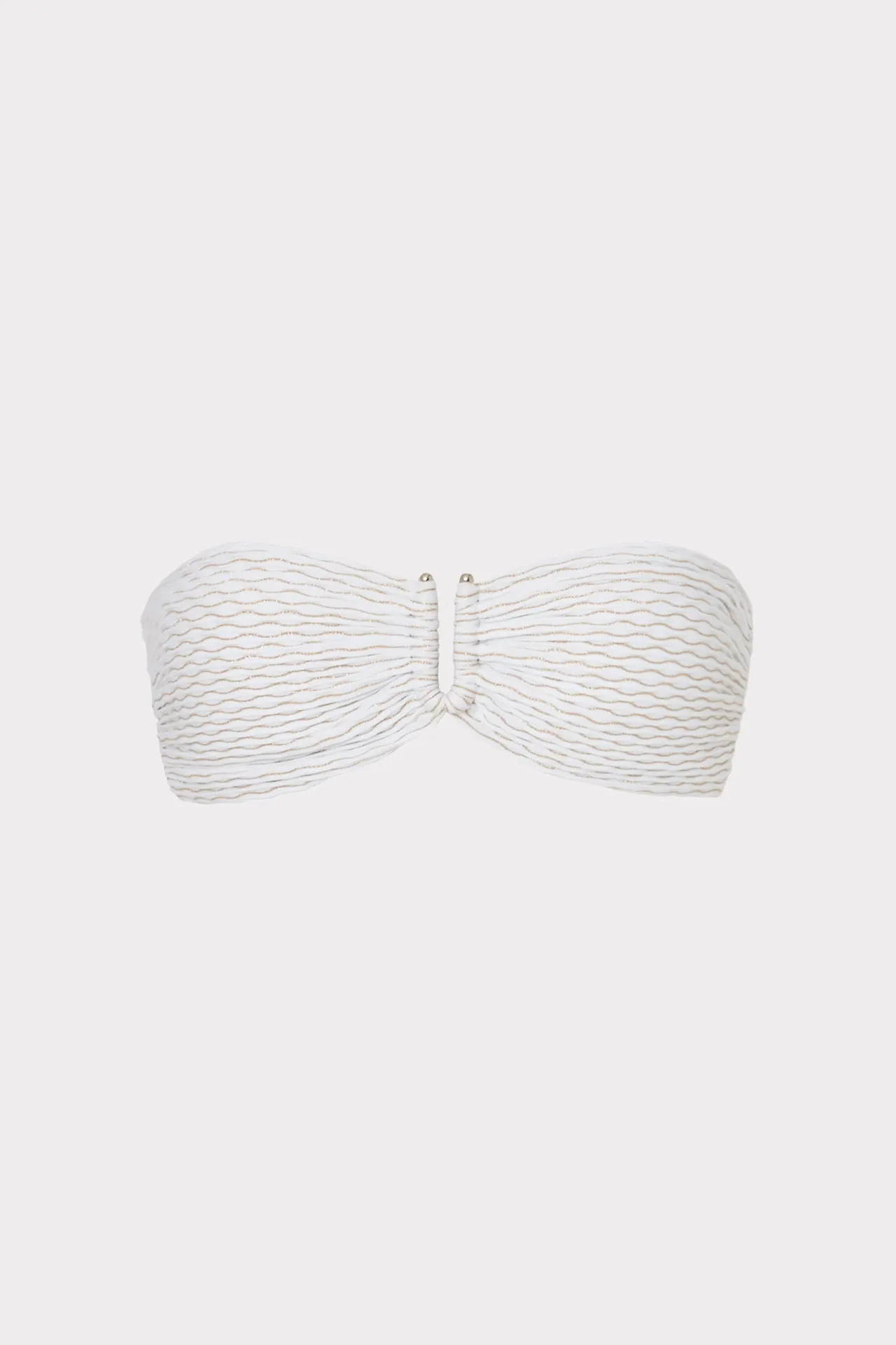 Verone Texture Waves Bandeau Top