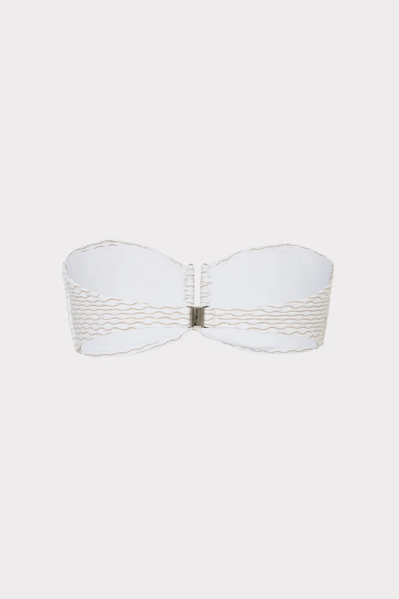 Verone Texture Waves Bandeau Top