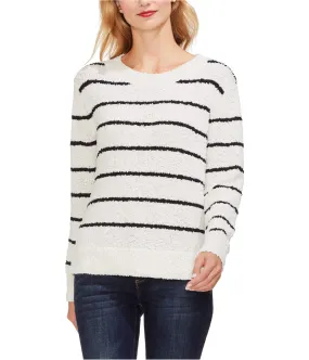 Vince Camuto Womens Chenille Stripe Pullover Sweater