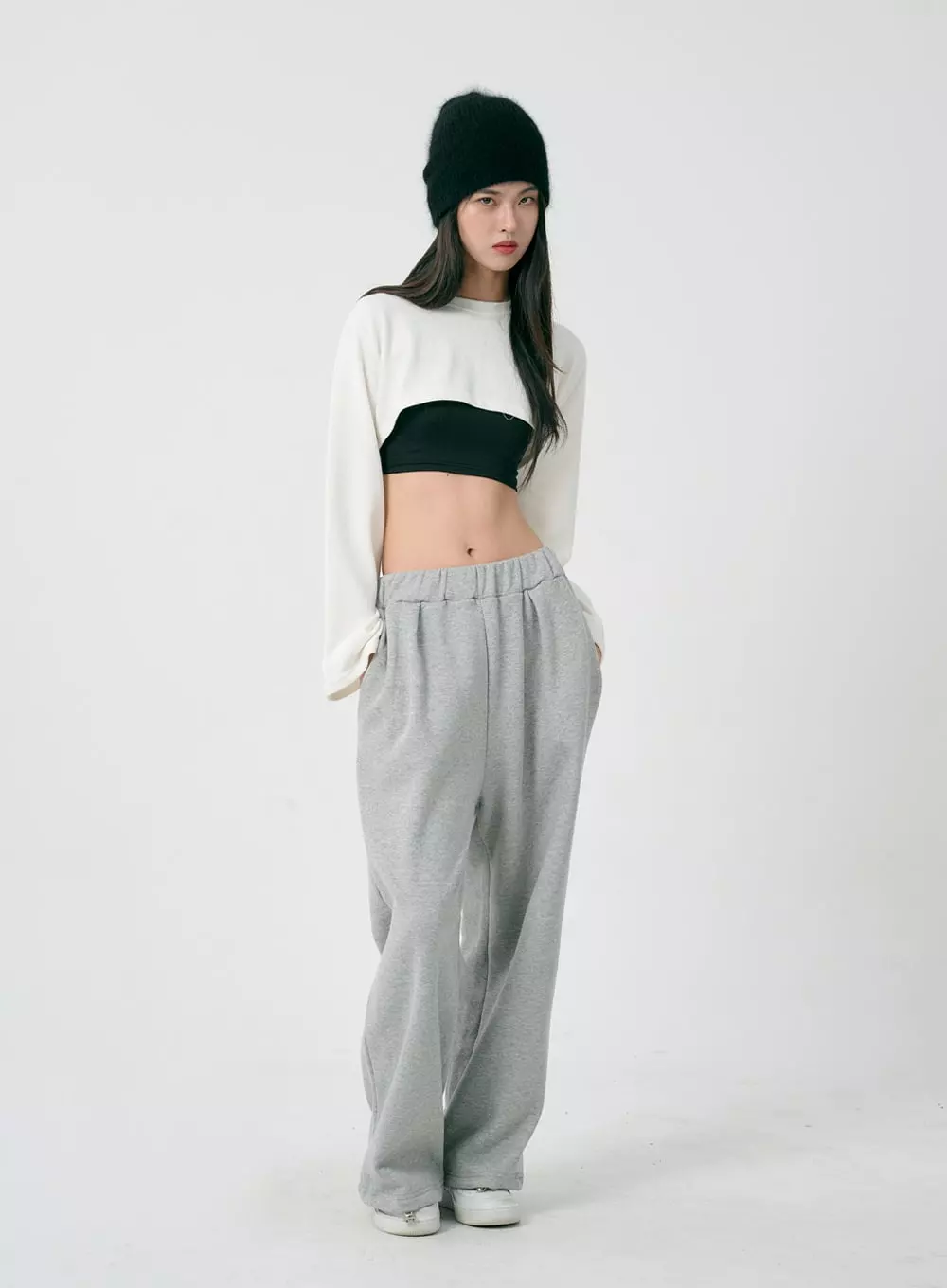 Wide Leg Track Pants ID07