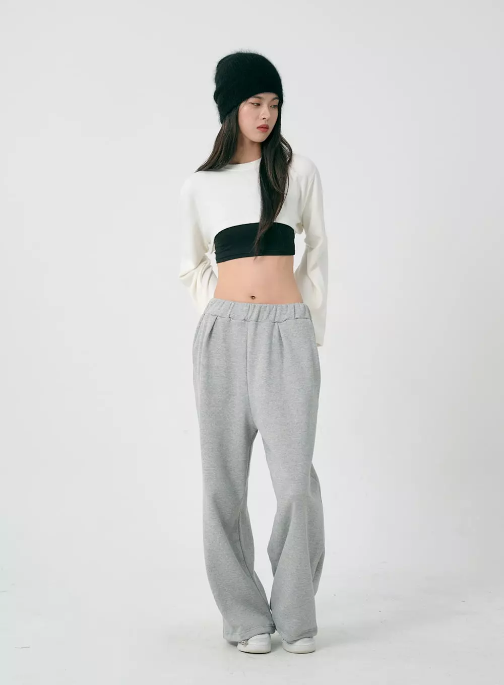 Wide Leg Track Pants ID07