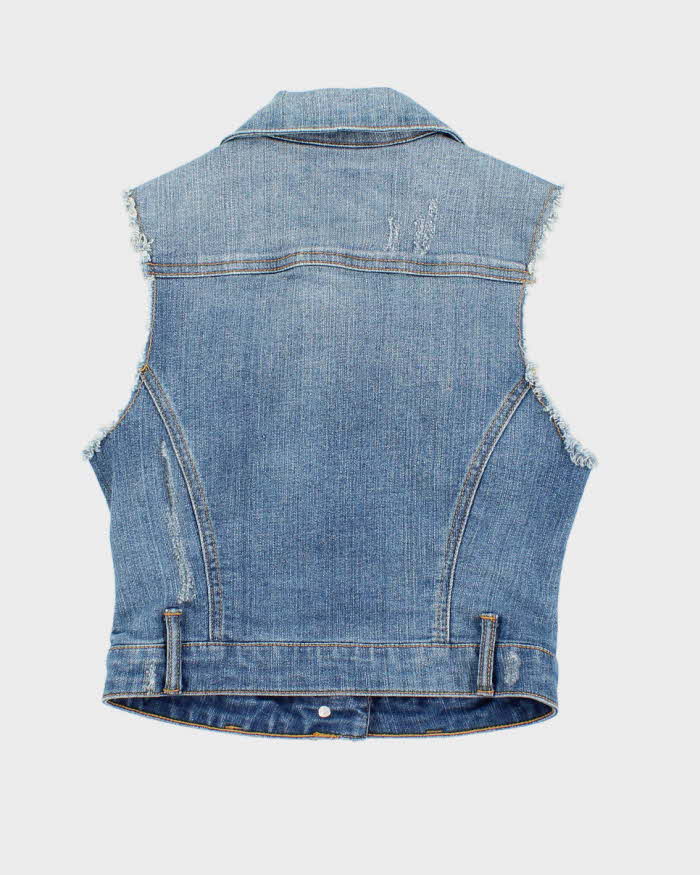 Y2K 00s Guess Denim Vest - XS