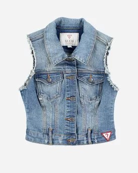 Y2K 00s Guess Denim Vest - XS