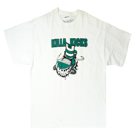 Yen Euro- Killa Kicks Tee (White/Green)